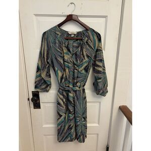 Presley‎ Skye Patterned Silk Dress Size XL